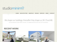 Frontpage screenshot for site: (http://www.studiominimo.hr)