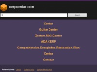 Frontpage screenshot for site: Centar za ekonomski razvoj i poslovne politike - CERP (http://www.cerpcentar.com)