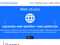 Frontpage screenshot for site: M5 računala (http://www.m5racunala.hr)