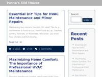 Frontpage screenshot for site: (http://www.houseivona.com)