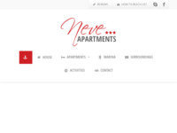 Frontpage screenshot for site: Apartmani Neve Trogir Marina Dalmacija Croatia (http://www.apartmentsinmarina.com)
