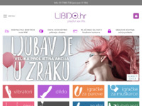 Frontpage screenshot for site: Sex shop - Libido (http://www.libido.hr)