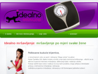 Frontpage screenshot for site: (http://www.idealno-mrsavljenje.com)
