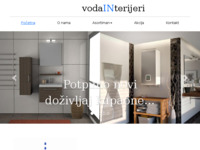 Frontpage screenshot for site: vodaINterijeri (http://voda-interijeri.com)