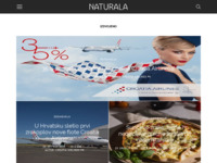 Frontpage screenshot for site: (http://www.naturala.hr)
