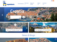 Frontpage screenshot for site: Turistička agencija Super Tours (http://www.supertours.eu)