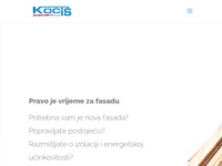 Frontpage screenshot for site: (http://www.kocis.hr)