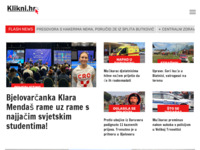 Frontpage screenshot for site: klikni.hr (http://www.klikni.hr)