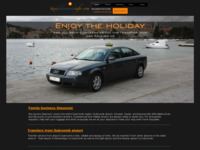 Frontpage screenshot for site: (http://www.taxidubrovnikinfo.com)