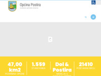 Frontpage screenshot for site: Općina Postira - Dol (http://www.opcina-postira.hr)