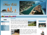 Frontpage screenshot for site: MarEva- Apartmani Matković, Palit, Otok Rab (http://www.mareva.biz)