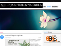 Frontpage screenshot for site: (http://www.strukovna.hr)