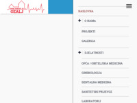 Frontpage screenshot for site: (http://www.dom-zdravlja-ozalj.hr)