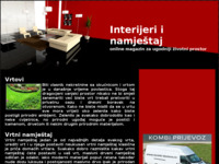 Frontpage screenshot for site: Interijeri, namještaj, stolarija, nekretnine (http://www.interijeri-namjestaj.com)