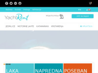 Frontpage screenshot for site: Najam plovila na Jadranu (http://www.yacht-rent.hr)