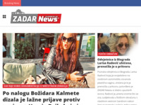 Frontpage screenshot for site: ZDNews.hr - Zadarski news portal (http://www.zdnews.hr)