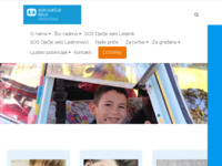 Frontpage screenshot for site: SOS - Djecje selo Hrvatska (http://www.sos-dsh.hr)
