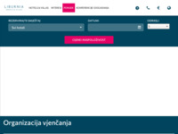 Frontpage screenshot for site: Vjenčanja Opatija (http://www.vjencanja-opatija.com)