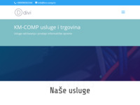 Frontpage screenshot for site: KM-COMP usluge i trgovina (http://webshop.km-comp.hr)