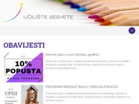 Frontpage screenshot for site: Učilište Sesvete (http://www.ucilistesesvete.hr/)