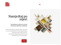 Frontpage screenshot for site: Namještaj po mjeri (http://www.rkvadrat.hr/)