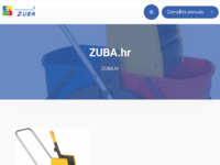 Frontpage screenshot for site: (http://www.zuba.hr)