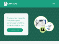 Frontpage screenshot for site: Kimateks d.o.o. (http://www.kimateks.hr)
