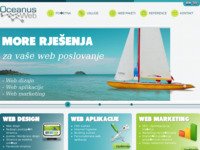 Frontpage screenshot for site: OceanusWeb - Web rješenja za vaše poslovanje (http://www.oceanusweb.com)