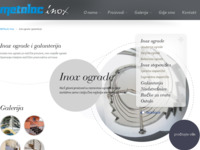 Frontpage screenshot for site: (http://metalac-inox.hr/)