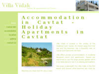 Frontpage screenshot for site: Villa Vidak - Apartmani u Cavtatu (http://www.villavidak.com)