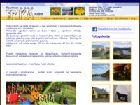 Frontpage screenshot for site: Apartman Erika - Fužine - Gorski kotar (http://www.apartman-racki.hr/)