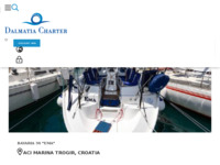 Frontpage screenshot for site: Dalmatia Charter - Najam jedrilica - Yacht Charter (http://www.dalmatiacharter.com)
