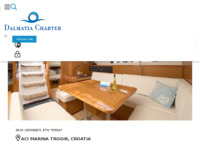 Frontpage screenshot for site: Dalmatia Charter - Najam jedrilica - Yacht Charter (http://www.dalmatiacharter.com)