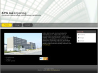 Frontpage screenshot for site: (http://www.apg-inzenjering.hr)