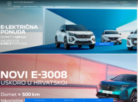 Frontpage screenshot for site: Peugeot Kuzelka (http://www.kuzelka.hr)