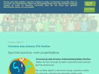 Frontpage screenshot for site: Stolnoteniski klub (http://www.stk-gorican.hr)