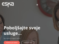 Frontpage screenshot for site: Eska d.o.o. (http://www.eska.hr)