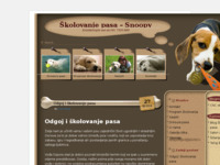 Frontpage screenshot for site: (http://www.skolovanjepasa.com)