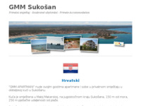 Slika naslovnice sjedišta: GMM apartmani Sukošan, Dalmacija, Hrvatska (http://www.gmm-sukosan.com)