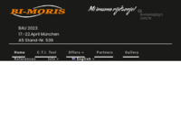 Frontpage screenshot for site: Bi-moris (http://www.bi-moris.hr)