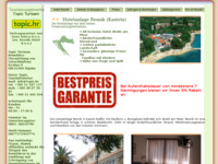Frontpage screenshot for site: Hotel Resnik - all inclusive hotel - Split, Trogir, Kastela, Kroatien (http://hotel-resnik.com)