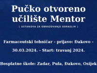Frontpage screenshot for site: Pučko otvoreno učilište Mentor (http://www.uciliste-mentor.hr)