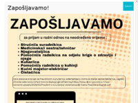 Frontpage screenshot for site: Dom za starije i nemoćne Peščenica, Zagreb (http://dom-pescenica.hr/)