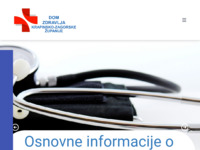 Frontpage screenshot for site: Dom zdravlja Krapinsko-zagorske županije (http://www.dzkzz.hr)