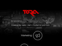 Frontpage screenshot for site: (http://www.tora.hr)