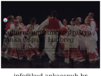 Frontpage screenshot for site: KUD Anka Ošpuh - Ludbreg (http://www.kud-ankaospuh.hr/)