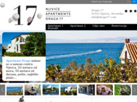 Frontpage screenshot for site: Apartmani Draga Njivice (http://www.draga17.com/)
