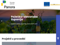 Frontpage screenshot for site: Regionalna Razvojna Agencija Požeško-slavonske županije (http://www.panora.hr)