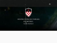 Frontpage screenshot for site: Hrvatski Viteški Red Templara O.S.M.T.H. - Suvereni priorat (http://www.vitezovi-templari.hr)