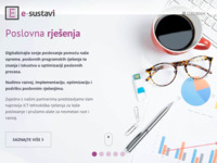 Slika naslovnice sjedišta: E-sustavi d.o.o. - Proizvodnja, trgovina i servis racunala i racunalnih programa (http://www.e-sustavi.hr)